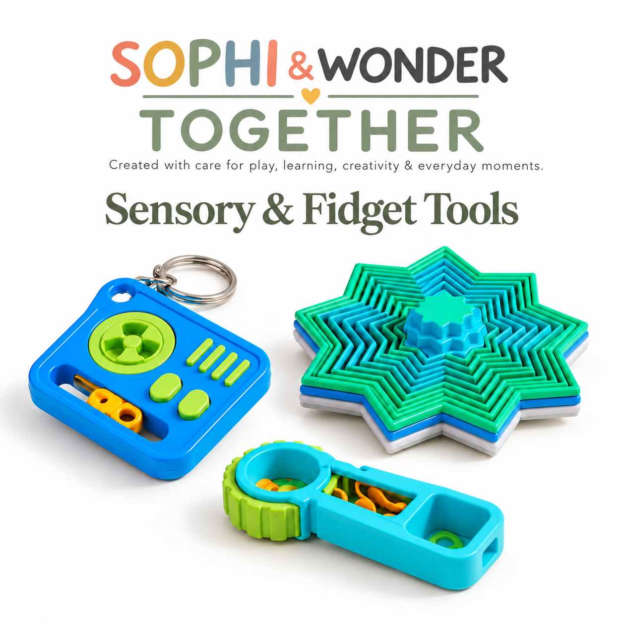 Sophi & Wonder Together — Sensory & Fidget Tools
